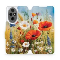 HandyhüLle Mit Klappe FüR Honor 200 Mobiwear Case Cover Etui HüLle Wiesenblumen