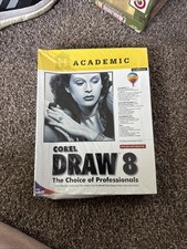 Corel Draw 8 The Choice of Professionals Academic Band Brand New Sealed