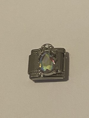 New Multicoloured Silver Charm Fits 9mm Classic Italian/Nomination Bracelet