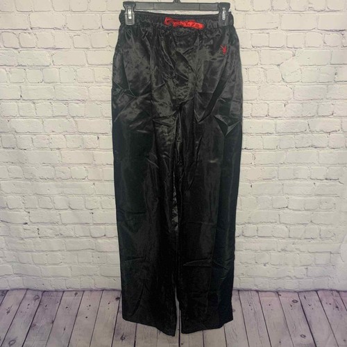 NWT Playboy 2008 Black Silky Pajama 