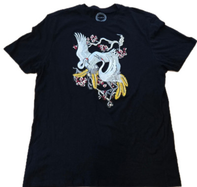 Japanese Crane Shirt  XL Finest Luxury Goods from NYC  Unisex  Chest 46 Inches 