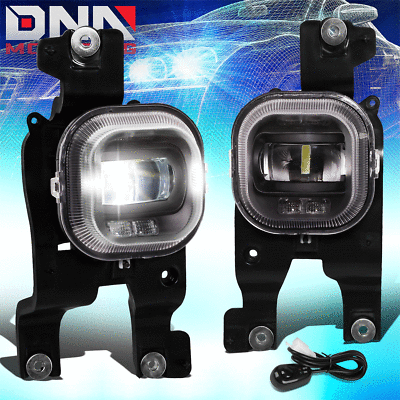FOR 08-10 FORD F250-F550 SUPERDUTY CLEAR LED PROJECTOR DRIVING FOG LIGHT+SWITCH FOR 08-10 FORD F250-F550 SUPERDUTY CLEAR LED PROJECTOR DRIVING FOG LIGHT+SWITCH