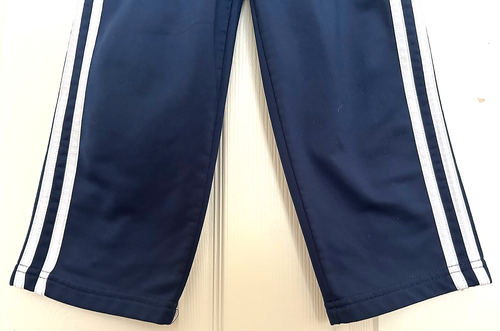 ADIDAS KIDS - Boys 3-Stripe Blue/White Classic Track Pants Pockets/Everyday Sz 5 - Picture 6 of 18