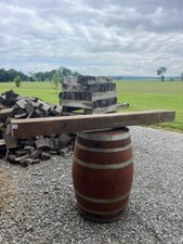 132 Mantle 76"x7"x5" Fireplace, Stained, Solid, Rustic, Salvage, Farm, Beam