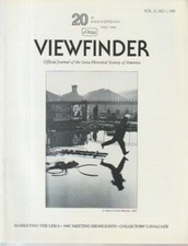 Viewfinder Journal of the Leica Historical Society of America 1988 IR KL3949