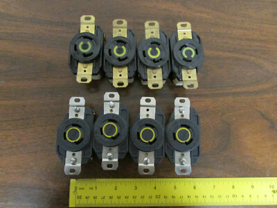 8 Teile Leviton & Hubbell Drehverschluss Gefäß 20A 125V