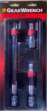 GEARWRENCH 81302 3Pc. 1/2" Drive Locking Socket Extension Set 3" 5" & 10"