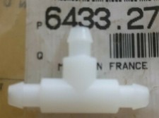Washer jet pipe 3 way union  Citroen Peugeot models 643327 New genuine PSA parts