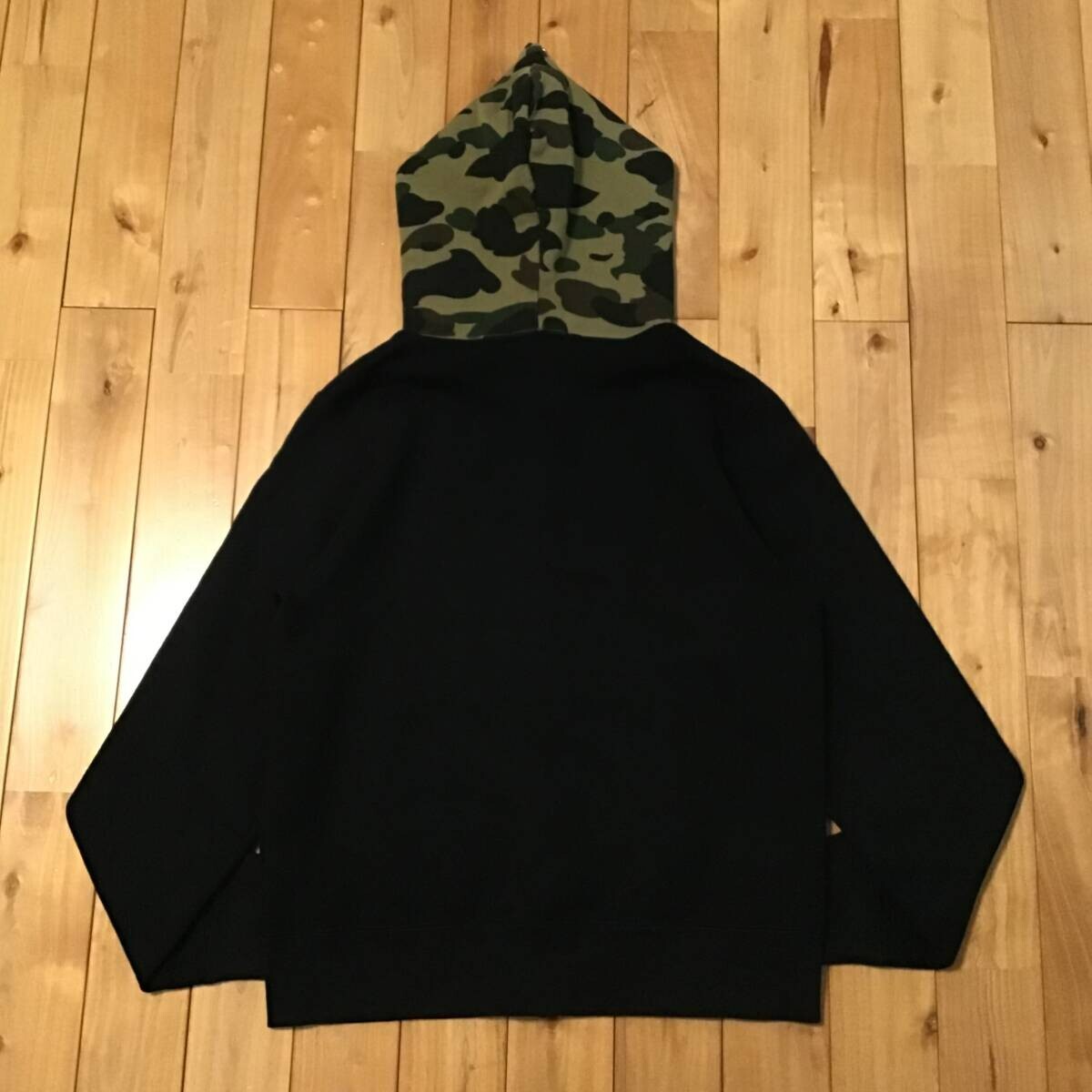 BAPE LOGO 1st camo full zip hoodie Black A Bathing Ape Size M | eBay