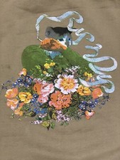 RIP N DIP Limited Edition Cat Smoke Floral Pullover Hoodie Sweatshirt S Small