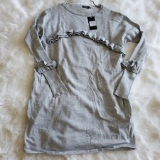 Solution. Sweater Dress Size Medium Grey