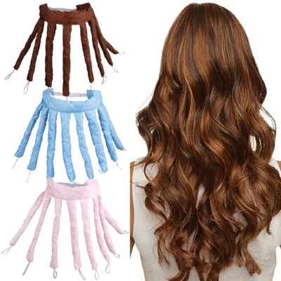 Octopus Stain Curler Big Wave Sleep Heatless Lazy Curling Headband Portable