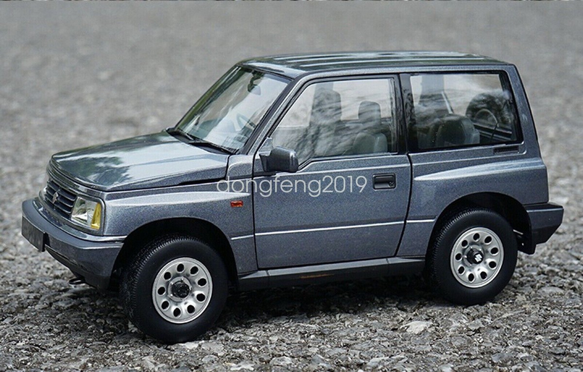 Dorlop 1/18 Suzuki Vitara Escudo SUV 4x4 AWD 1989 Gray RHD Diecast