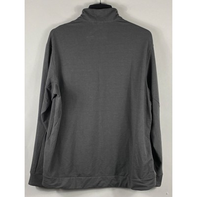 Vintage Nike Swoosh Half Zip Dri-fit Jacket Grey Size XL Men