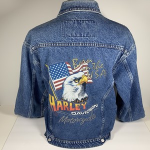 jaqueta harley davidson jeans