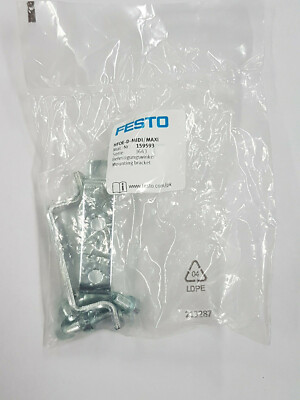 FESTO HFOE-D-MIDI/MAXI 159593 Befestigungswinkel - NEU OVP worldwide shipping