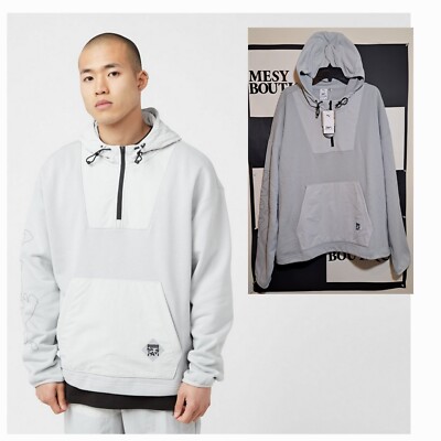 PUMA Mens PUMA x Perks and Mini Hoodie Plus Sz 2XL Grey 