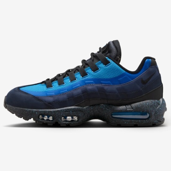 Кроссовки Nike X Stash Air Max 95 Черные/Harbour Blue (HF5515-400) Доставлены ускоренной доставкой