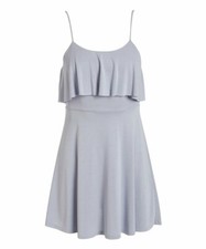 Forever 21 Light blue Sleeveless Popover Dress - Women Large