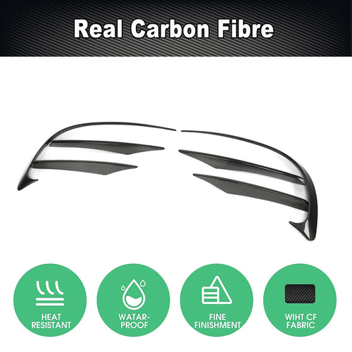 Divisor de aletas delanteras de carbono Canards se adapta a Mercedes C257 CLS400 550 2018-21 - Imagen 5 de 11