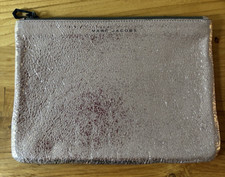 Marc Jacobs Neiman Marcus Target Collab Rose Gold Leather Clutch Evening Bag