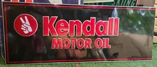 Large 2 Piece Kendall Motor Oil Fast Lube Signs