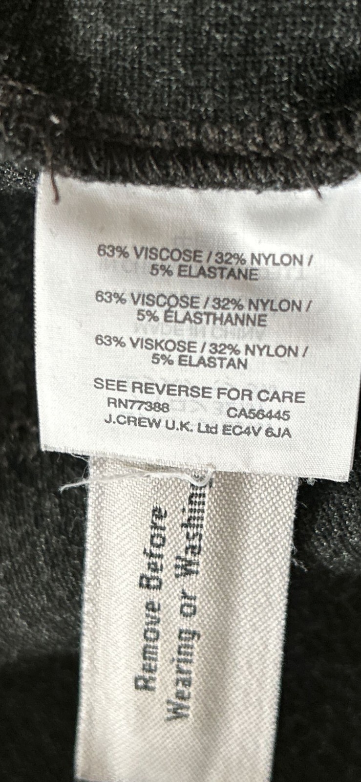 J. Crew Split-hem Pixie Pant in Stretch Ponte Gra… - image 5