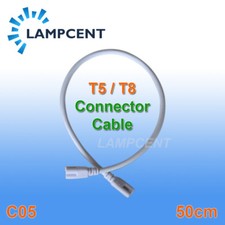 4-50 X Connector Cable Extension Cords 1FT 6FT Wire T8 T5 LED Tube Light Fixture