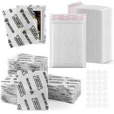 Ding Defend 3.5" x 4.5" Card Shipping Protector Envelopes Bubble Mailer Kit
