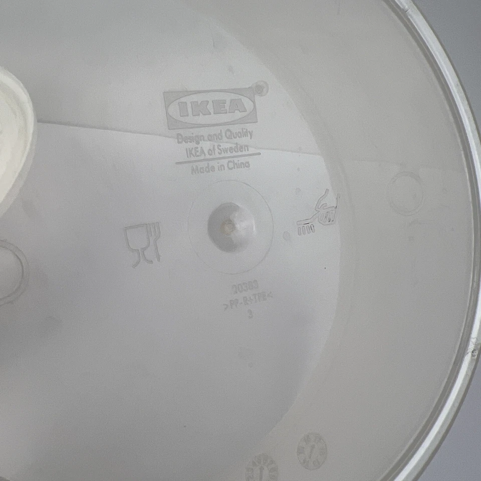 IKEA Ensaladera Spinner Cuenco Blanco Doble como Ensaladera Para Servir Foto 4 de 4