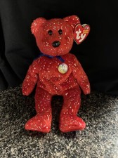 TY Beanie Baby - DECADE the Bear (Orange Version)