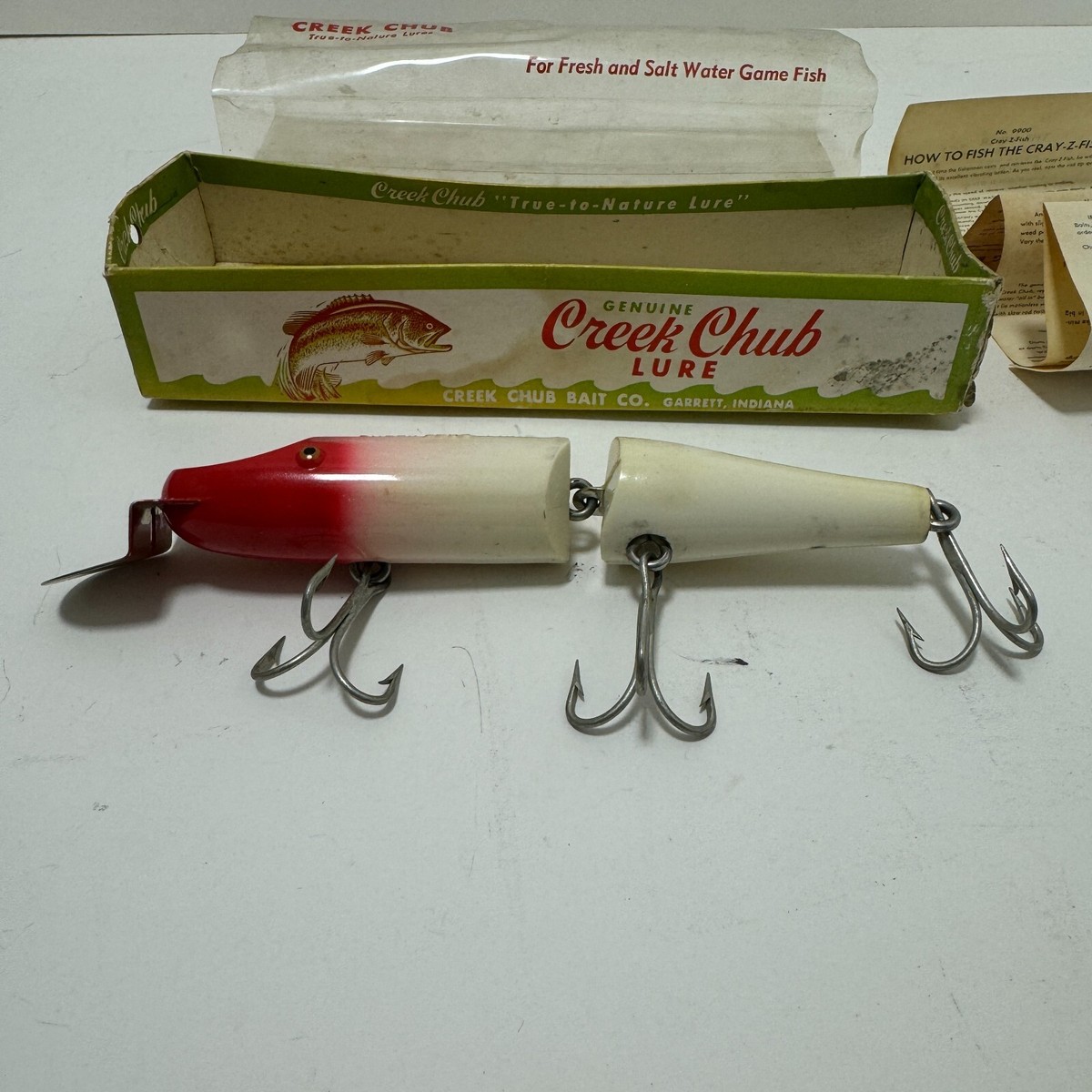 chub fishing lures Creek Jointed Pikie Lure for Large Bass, Striper, Musky and Pike, Fishing for Freshwater, 6", 1 3/4 oz, Pikie, (I3000PPI) : Fishing Diving Lures : Sports & Outdoors fast crank bait Jointed Creek Chub Pikie 3000