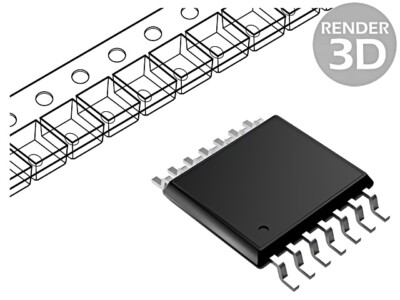 PIC18F04Q40-I/ST PIC-Mikrocontroller Speicher: 16kB Static RAM: 1kB EEPROM: 0