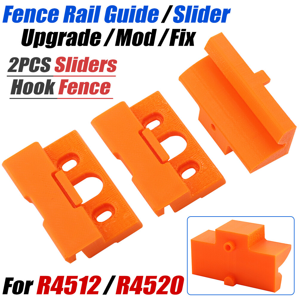 For R4512 / R4520 Table Saw Fence Rail Guide / Slider Upgrade
