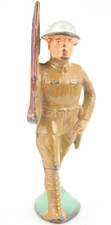 1930-40s Manoil M8 8 Lead Dimestore Toy Soldier WWI Parade Marching Rifle March