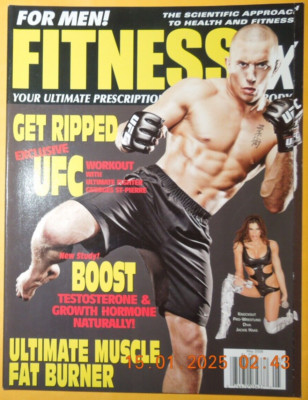 GEORGE ST-PIERRE fitness rx for men JACKIE HAAS WWE DIVA diet & fat loss TRAININ
