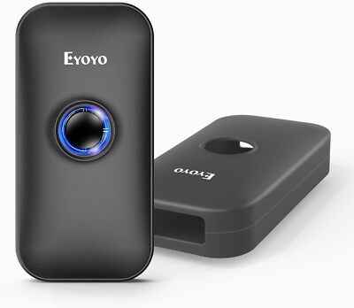 Eyoyo Mini 1D Bluetooth Barcode Scanner with Case Image Scanning For Windows Mac