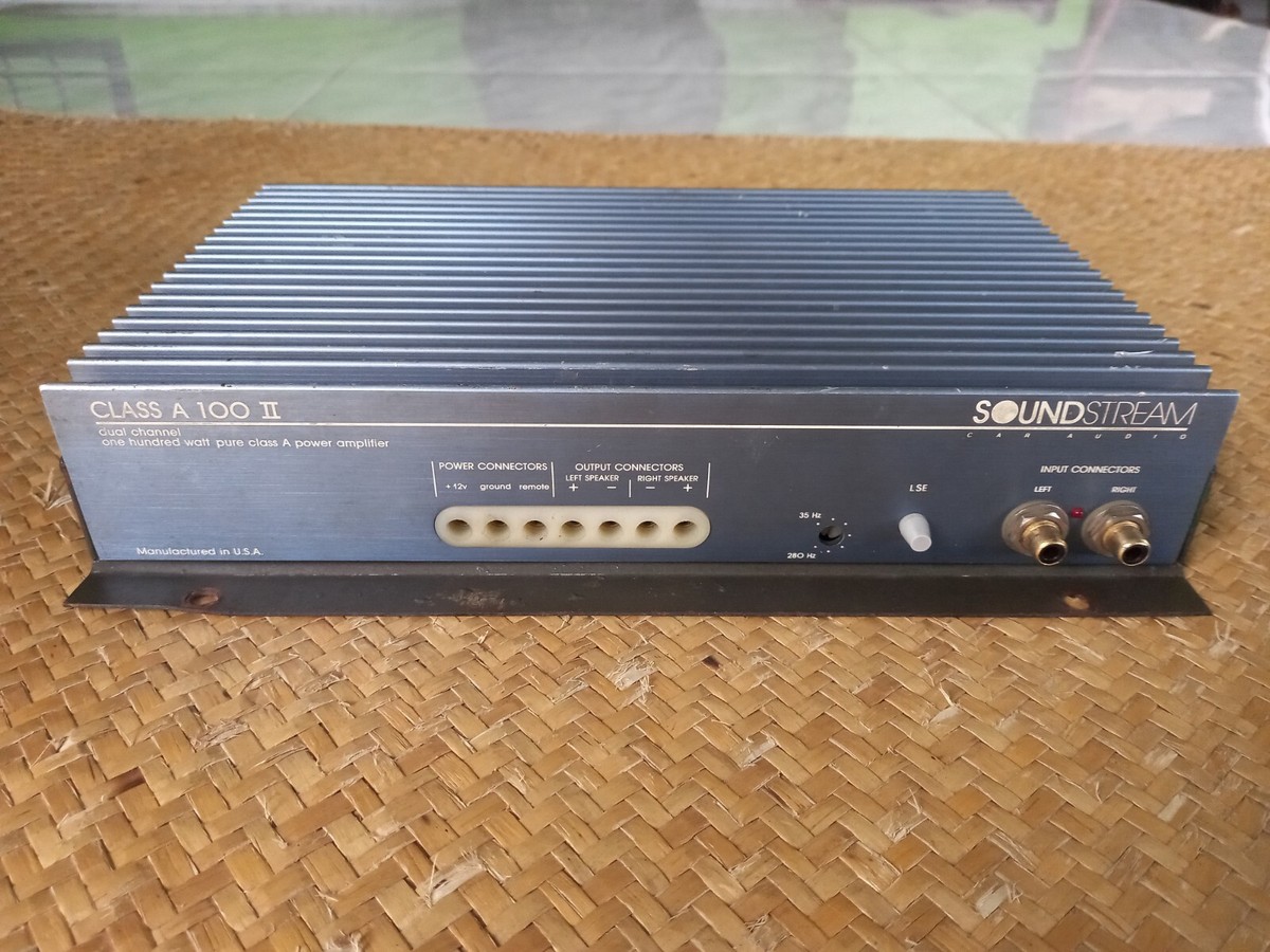 SOUNDSTREAM / サウンドストリーム D-100Ⅱ Old School Soundstream Class A 100 II | eBay