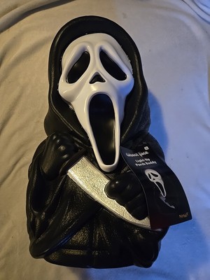  Large 20'' Ghostface  The Icon of Halloween Light-Up Blow Mold Porch Buddy. 