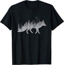 Nature Fox Forest Zookeeper Wildlife Animal Lover T-Shirt Small Gift for Dad, Mo