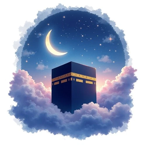 Kaaba Mecca Islamic Wall Sticker Vinyl Decal Muslim Ramadan Mosque Self Adhesive