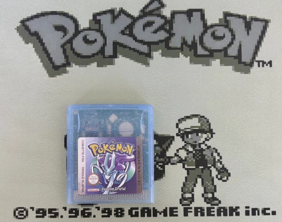 🎮 Lot Pokémon Or, Argent & Cristal - Versions Françaises - Game Boy Color (GBC) - Photo 2/4