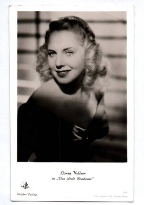 Postcard Lonny Kellner film actress Kolibri Verlag