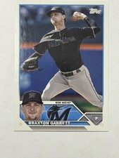 2023 Topps Update Braxton Garrett Advanced Stats  /300 Parallel #US113
