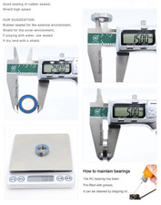 Cuscinetto A Sfere SKF 61802-2RS1 In Acciaio, 1 File, Int - Foto 2