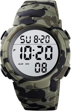 "Relojes Pulsera Para Hombre Deportivos Impermeables Luminosos Casuales De Cuarz