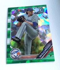 2019 Bowman Chrome Sapphire Green /50 Kendall Williams RC (DODGERS) ! 1st Rookie
