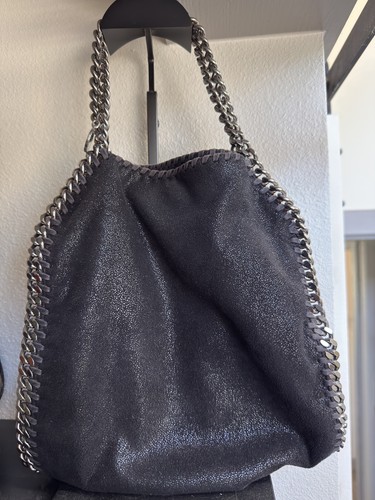 Stella McCartney Falabella Vegan Leather 2way Shoulder Tote Bag Black/2BG5043