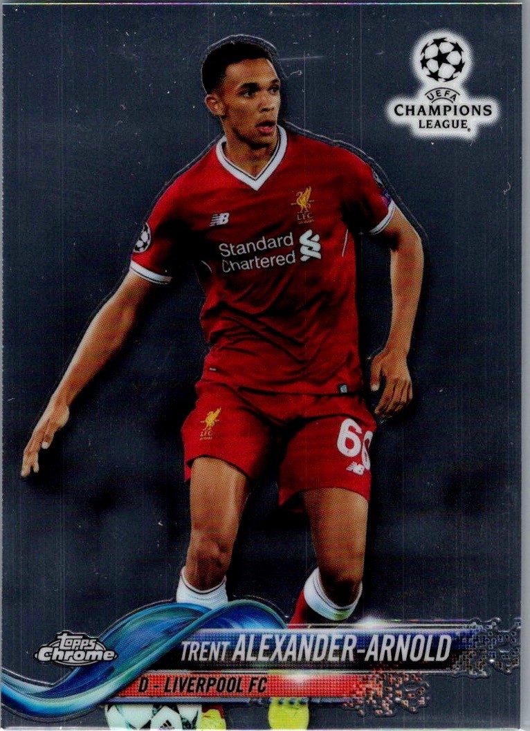2017-18 Topps Chrome UCL Base Rookie #29 Trent Alexander-Arnold Liverpool RC