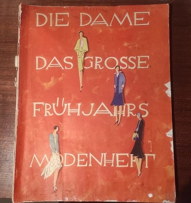 ''Die Dame'' Verlag Ullstein Berlin High Fashion Magazin März 1929